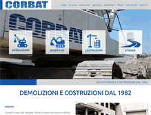 Tablet Screenshot of corbat.it